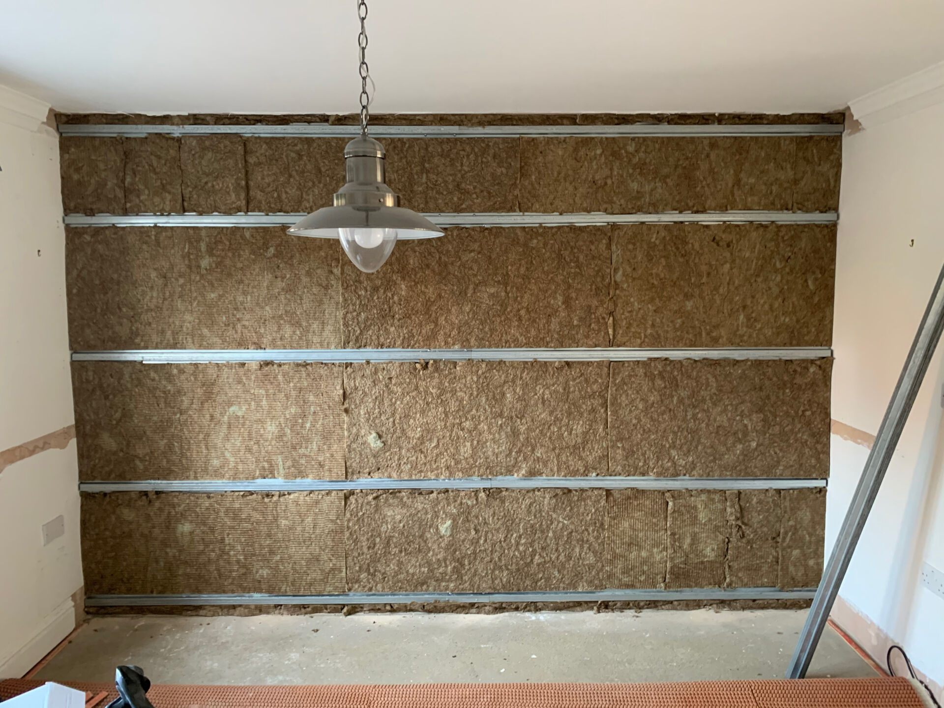 Wall soundproofing installation by Silent Treatment