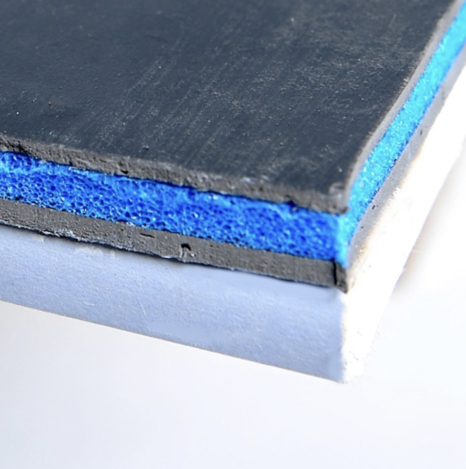 Mutemat soundproofing products closeup for floor soundproofing