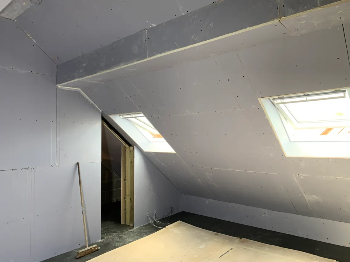 Wall sound proofing installation by Silent Treatment