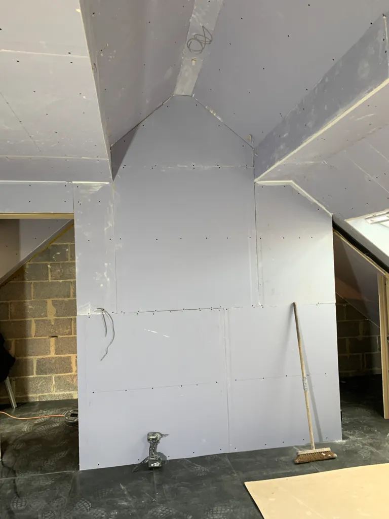 Wall sound proofing installation by Silent Treatment